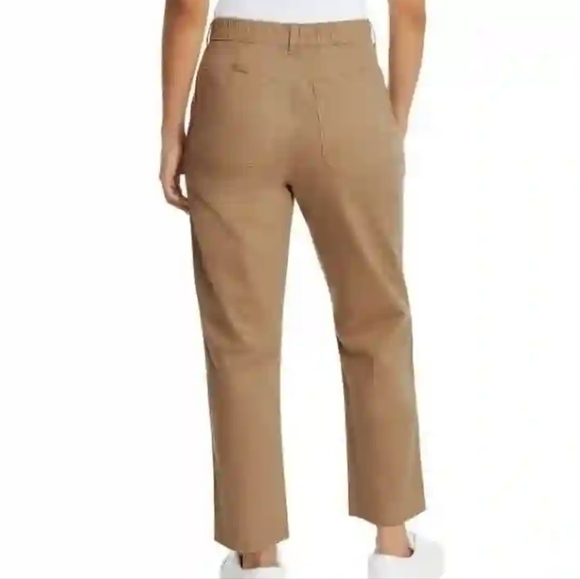 G.H. Bass & Co. Ladies' Chino Pants Ankle Length, Brown - Picture 2 of 7